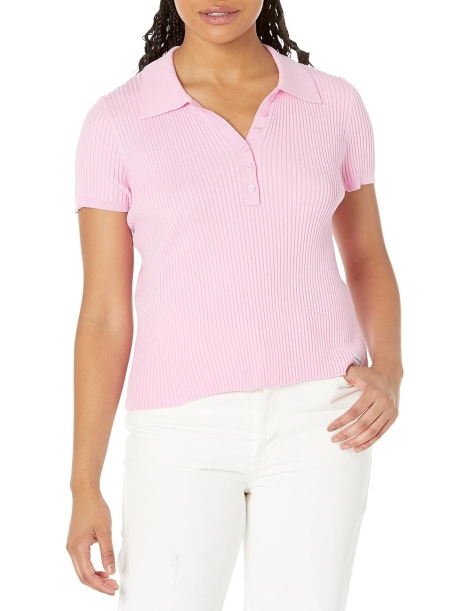 Жіноче поло-футболка Calvin Klein 1159836010 (рожевий XL)