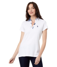 Женская футболка-поло U.S. Polo Assn 1159827642 (Белый XS)