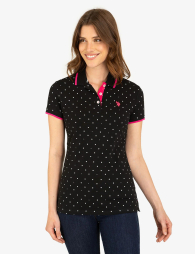 Жіноча футболка-поло US Polo Assn 1159831915 (Чорний S)