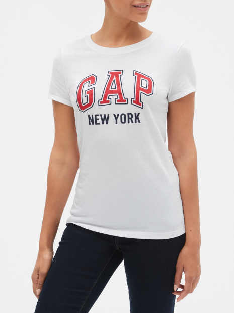Жіноча футболка GAP art225010 (Білий, розмір L)