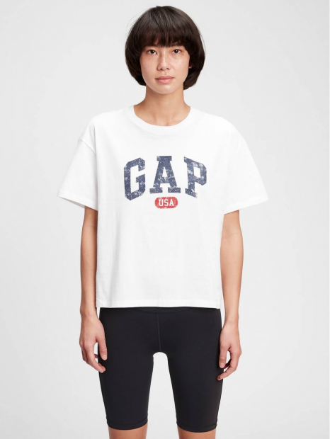 Жіноча футболка GAP оверсайс з логотипом XS