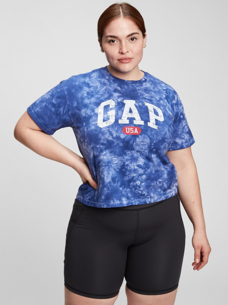 Женская летняя футболка GAP 1159757779 (Синий, XS)