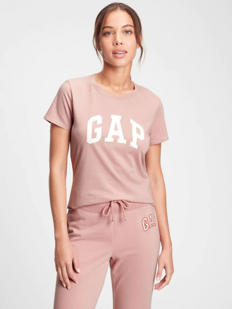 Женская летняя футболка GAP 1159758515 (Розовый, S)