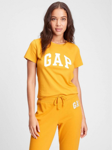 Женская летняя футболка GAP 1159759319 (Золотистый, M)