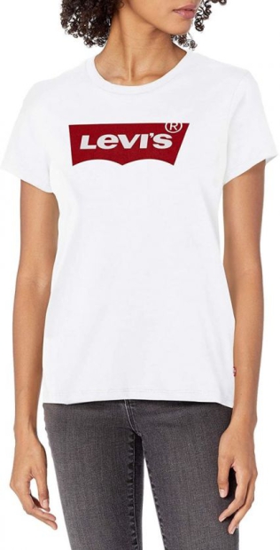 Женская летняя футболка Levi's 1159761875 (Белый, XL)
