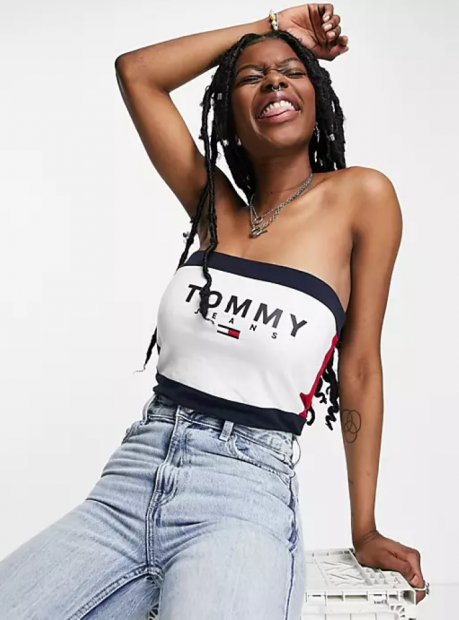 Жіночий топ Tommy Hilfiger топ-бандо Tomy Jeans L