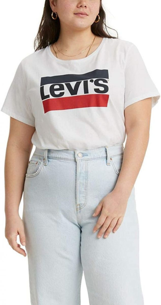 Женская футболка Levi's 1159763355 (Белый, 1X)