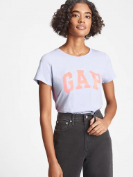 Женская летняя футболка GAP art709298 (Фиолетовый, размер XS)