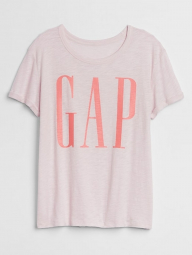 Женская летняя футболка GAP art684982 (Розовый, размер XS)