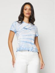 Женская футболка GAP оверсайс с логотипом art698625 (Голубой, размер L)