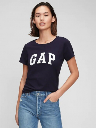 Женская летняя футболка GAP 1159758489 (Синий, XXL)