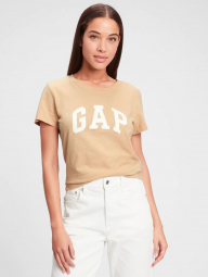 Женская летняя футболка GAP 1159759029 (Бежевый, XL)