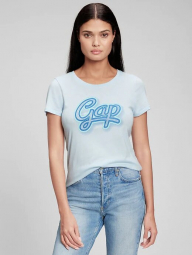 Женская футболка GAP 1159762523 (Голубой, XS)