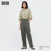 Женская футболка UNIQLO 1159763596 (Зеленый, M)