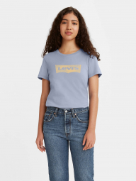 Женская футболка Levi's с коротким рукавом 1159763634 (Голубой, XL)