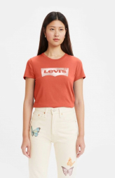 Женская футболка Levi´s с коротким рукавом 1159763636 (Оранжевый, L)