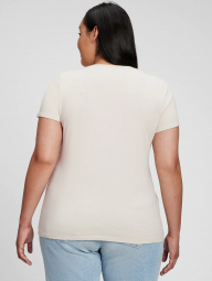 Женская летняя футболка GAP 1159764347 (Бежевый, S)