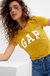 Женская летняя футболка GAP 1159765930 (Желтый, XS)