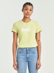 Женская футболка Levi's с логотипом 1159768580 (Салатовый, 3X)
