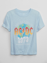 Жіноча літня футболка AC/DC GAP укорочена оригінал 