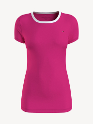 Женская футболка Tommy Hilfiger с логотипом 1159772726 (Розовый, XS)