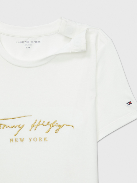 Футболка женская Tommy Hilfiger с логотипом 1159778144 (Белый, XXL)