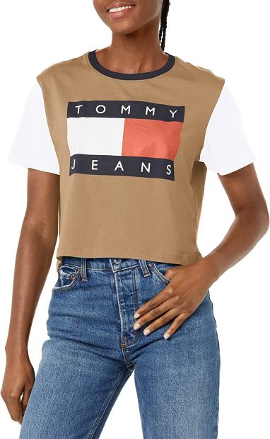 Футболка жіноча Tommy Hilfiger з логотипом оригінал