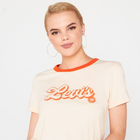 Жіноча стильна футболка Levi's з логотипом