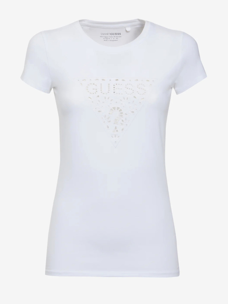 Женская футболка GUESS с логотипом 1159780721 (Белый, XS)