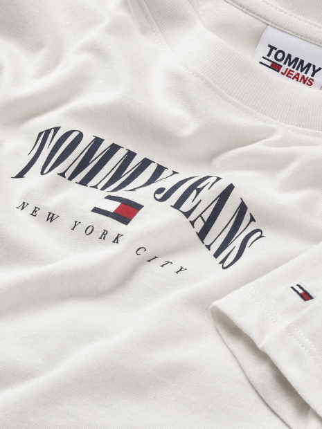 Футболка женская Tommy Hilfiger укороченная 1159782092 (Белый, L)