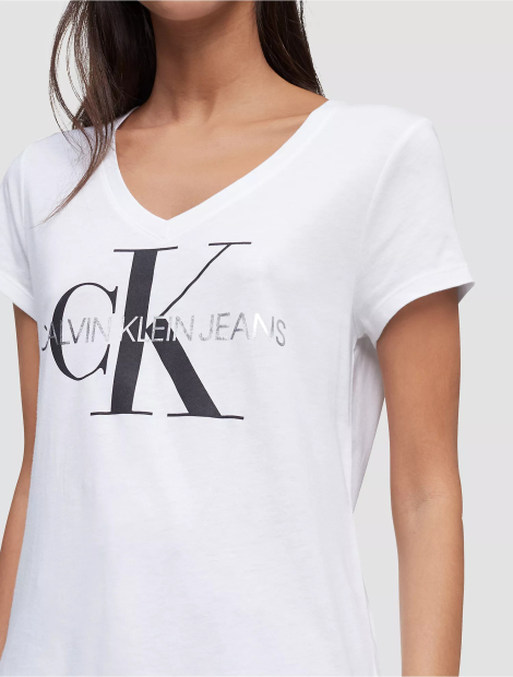 Женская футболка Calvin Klein 1159783718 (Белый, L)