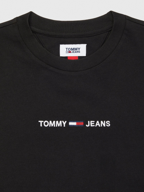 Футболка женская Tommy Hilfiger с логотипом 1159786776 (Черный, L)