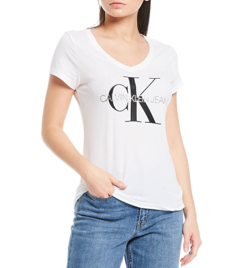 Женская футболка Calvin Klein 1159783718 (Белый, L)