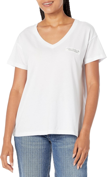 Женская футболка Armani Exchange 1159802612 (Белый, L)