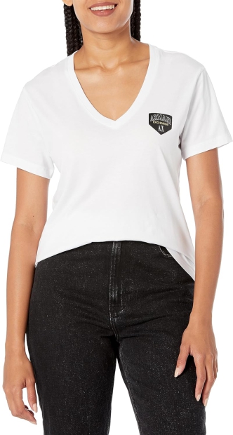 Женская футболка Armani Exchange 1159806015 (Белый, XS)