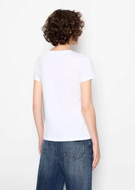 Женская футболка Armani Exchange 1159807261 (Белый, XL)