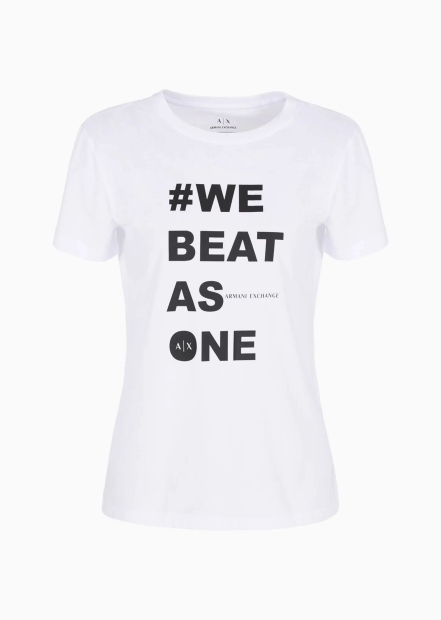 Жіноча футболка Armani Exchange 1159804429 (Білий, XS) 1159804429 (Білий, XS)