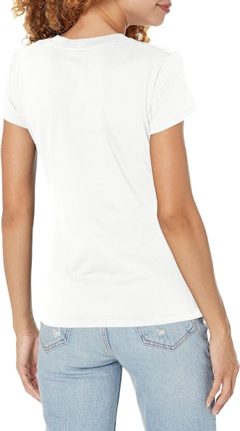 Женская футболка Armani Exchange с логотипом 1159806695 (Белый, XXL)
