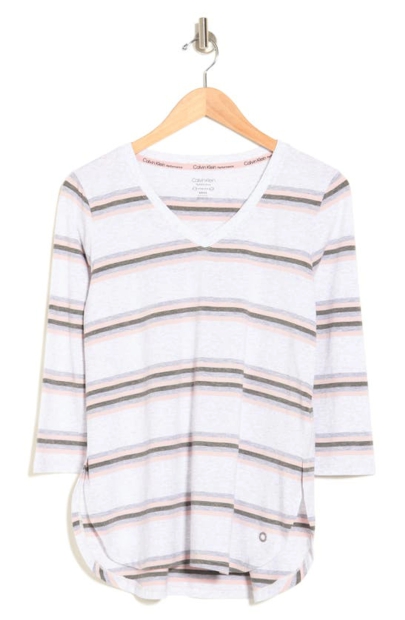 Женская футболка Calvin Klein с принтом 1159809178 (Серый, S)