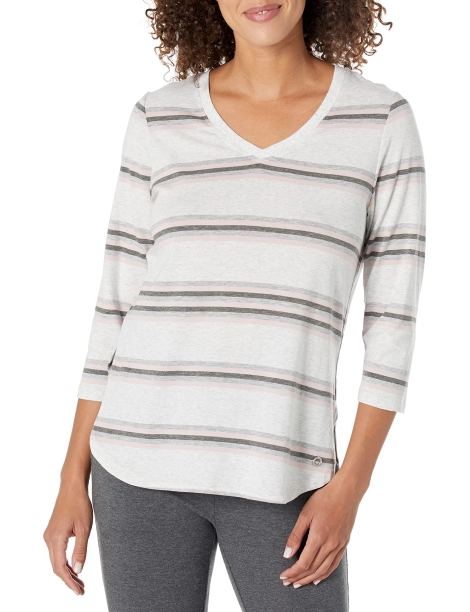 Женская футболка Calvin Klein с принтом 1159809177 (Серый, M)