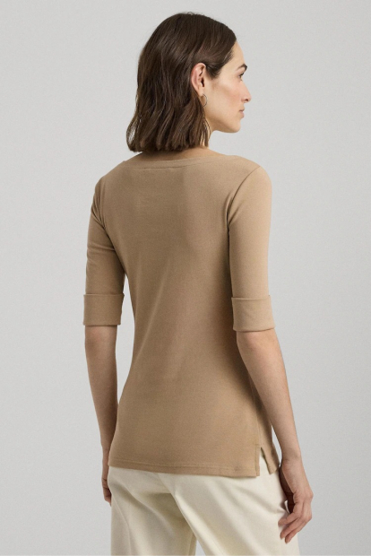Жіноча футболка Ralph Lauren 1159821438 (Бежевий L)