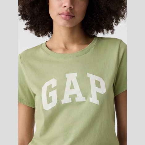 Женская футболка GAP с логотипом 1159822474 (Зеленый S)