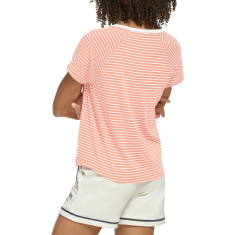 Женская футболка Tommy Hilfiger в полоску 1159824685 (Розовый S)