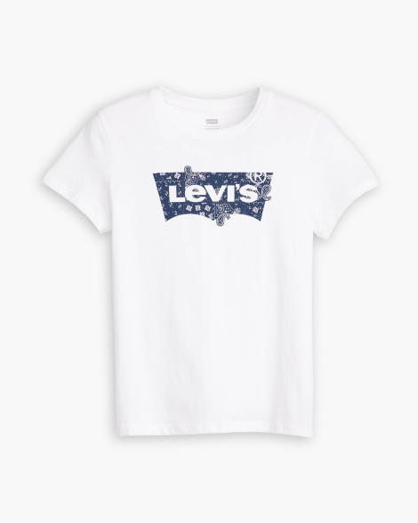 Женская футболка Levi's с логотипом 1159832842 (Белый XS)