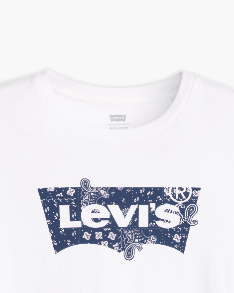 Женская футболка Levi's с логотипом 1159832842 (Белый XS)