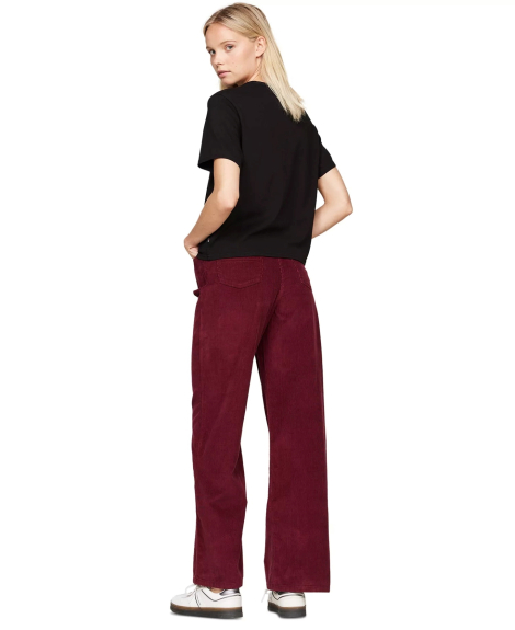 Футболка женская Tommy Hilfiger Jeans с логотипом 1159832847 (Черный L)