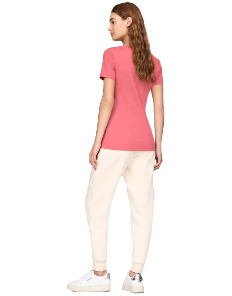 Футболка женская Tommy Hilfiger с логотипом 1159833341 (Розовый S)