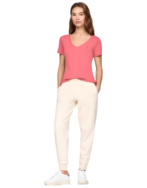 Футболка женская Tommy Hilfiger с логотипом 1159833341 (Розовый S)