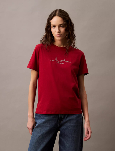 Жіноча футболка Calvin Klein з логотипом