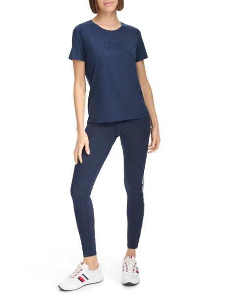 Футболка женская Tommy Hilfiger с логотипом 1159833683 (Синий XL)